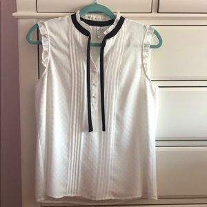 Elle white blouse